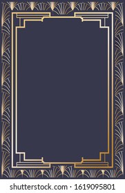 Gatsby Background Design, Roaring 1920s Vector And Illustration