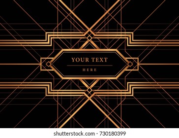 Gatsby Deco Style vector