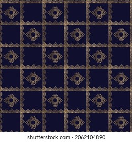Gatsby Seamless Pattern Design . Vector Illustration.