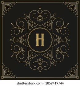 Gatsby Style Invitation in Art Deco or Nouveau Epoch 1920's Gangster Era Vector