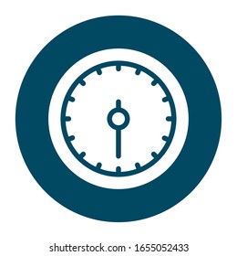 gauge block and flat style icon design, Oil industry Gas energy fuel technology power industrial production and petroleum theme Vector illustration