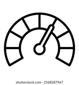 Gauge Chart Icon Element For Design