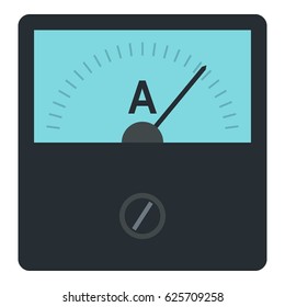 Gauge element icon flat isolated on white background vector illustration