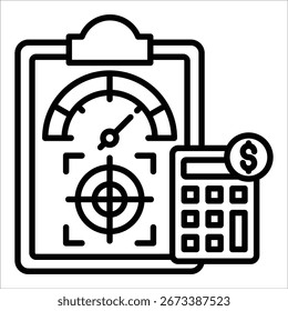 Elemento De Ícone De Medidor Para Design