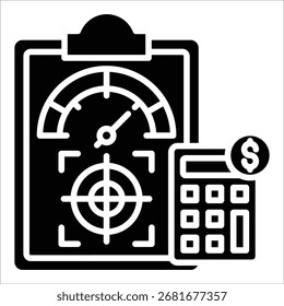 Elemento de icono de calibre para diseño