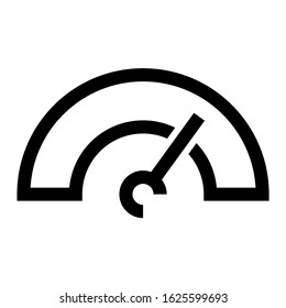 gauge icon or logo isolated sign symbol vector illustration - high quality black style vector icons
