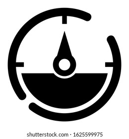 gauge icon or logo isolated sign symbol vector illustration - high quality black style vector icons
