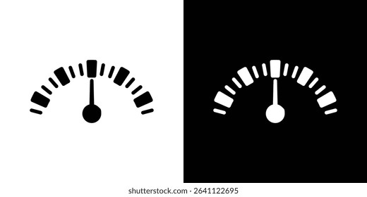 Gauge icon symbols. Vector illustration.