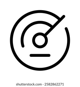 Gauge Icon Vector Symbol Design Illustration