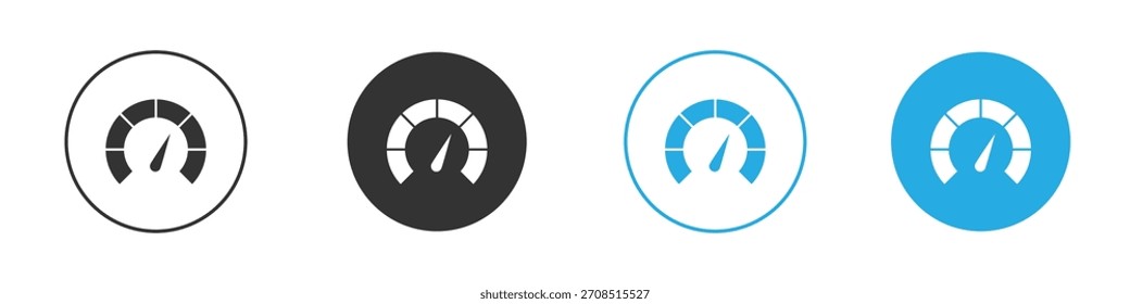 Icono del indicador para el Web, móvil.Ilustración vectorial
