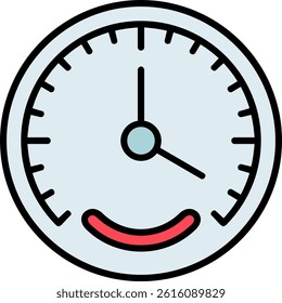 Gauge Line Vector Icon Design