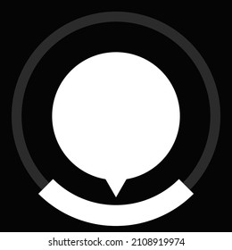 Gauge, meter, dial icon with different number of sections, parts, divisions. Knob, meter, indicator and level icon, symbol