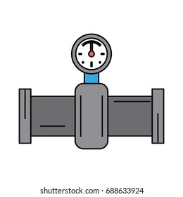 gauge and pipe icon image 