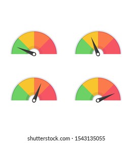 	
Gauge Set With Scale And Green Yellow And Red Part