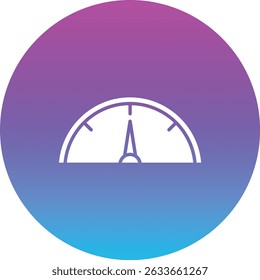 Gauge vector icon. Can be used for printing, mobile and web applications.