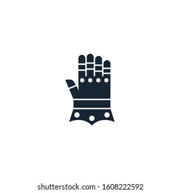 gauntlet gloves creative icon. From Gaming icons collection. Isolated gauntlet gloves sign on white background