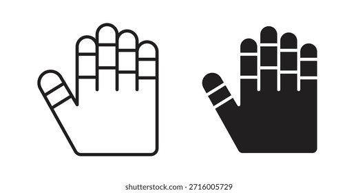 Gauntlet Icon Konzept für Infografik, Website oder App.