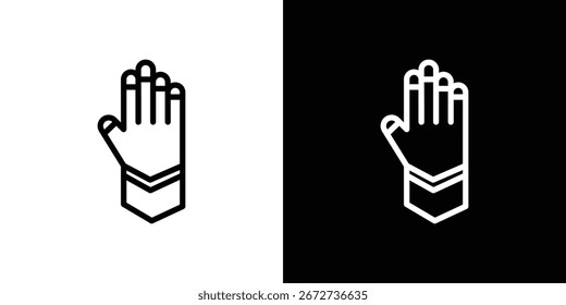 Gauntlet-Symbol Grafikelement Illustration Template Design
