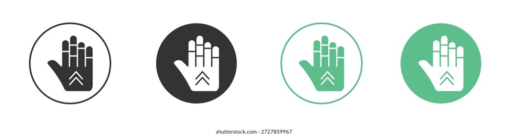 Gauntlet-Symbol im soliden Stil kann für Web, mobile, ui verwendet werden