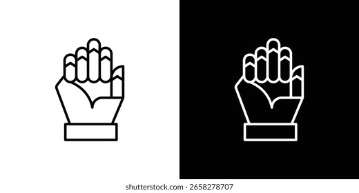 Gauntlet icon. Symbol for your web site design, logo, app, UI. Vector illustration. EPS10