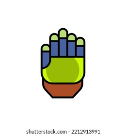 gauntlet icon vector design templates 