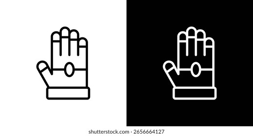 Ícone de manopla para o site, modelo de design de vetor estilo elegante