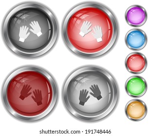 Gauntlets. Internet buttons.