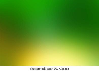 A Gaussian blur effect of green and yellow color. Nature concept vector.