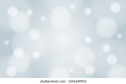 gaussian blur white snow of winter bokeh background wallpaper vector design