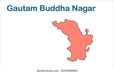 Gautam Buddha Nagar subdivision map, Uttar Pradesh State, Republic of India, Government of  Uttar Pradesh, Indian territory, Eastern India, politics, village, tourism