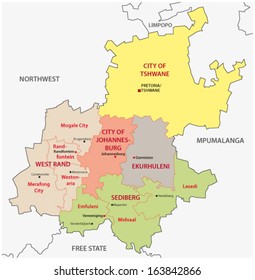 Gauteng Administrative Map