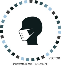 Gauze bandage vector icon