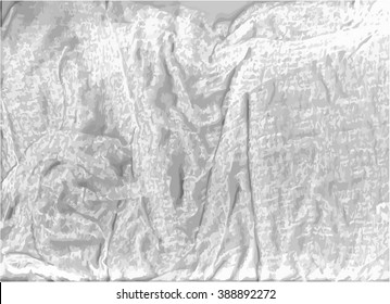 Gauze / thread texture. Grunge crumpled canvas.