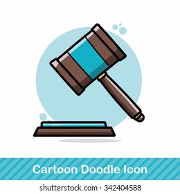 Gavel doodle