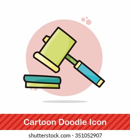 Gavel doodle