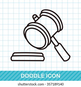 Gavel doodle