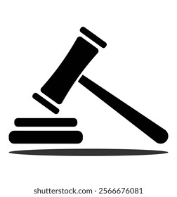 Gavel, Hammer icon. Gavel icon vector for web and mobile app. judge gavel sign and symbol. law icon. auction hammer. Judge law gavel. Auction court hammer bid authority concept symbol. Design Eps 10