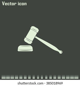 gavel - hammer of judge or auctioneer