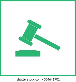  gavel icon. auction court 