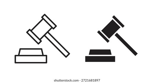 Icono de mazo plano y delgado paquete de Vector de carrera. Conjunto de iconos editables