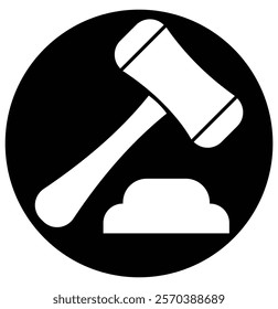 Gavel icon set. Judge gavel icon vector. Judge gavel icon legal and justice symbol. Vector illustrator