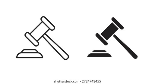 Vectores simples del icono del mazo en negro, convenientes para los proyectos