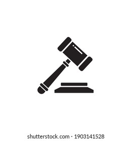gavel icon symbol sign vector