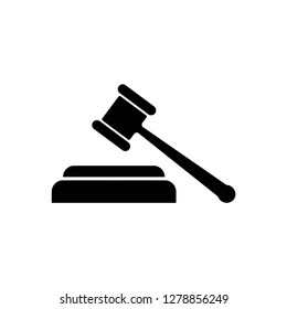 gavel icon symbol vector