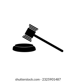 Gavel-Symbol-Vektorgrafik. Hammersymbol-Vektorgrafik