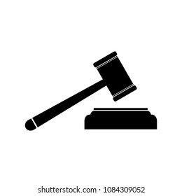 Gavel Icon Vector. Judge gavel Icon Vector. 