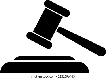 Gavel icon vector. symbol for web site Computer and mobile vector..eps