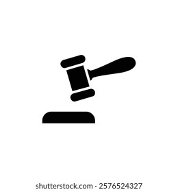 Gavel icon web design in vector