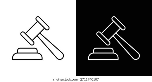Símbolo de Vector de iconos de mazo con líneas de trazo editables para Diseños web