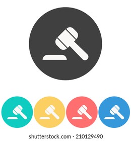 Gavel Icon,vector illustration
